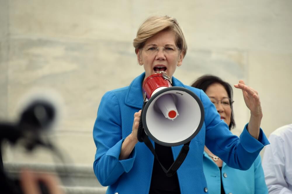 Elizabeth Warren Pushing to Break Up Big Tech Like Amazon, Facebook