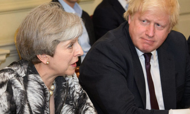 Johnson Turns up Brexit Heat on May at Conservative Meeting