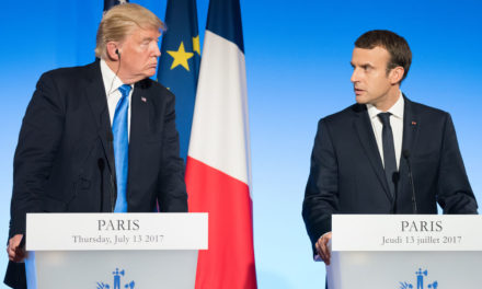 Trump Macron climate change Paris Agreement