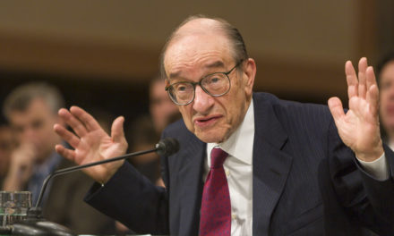 Alan Greenspan market economy recession negative rates inflation budget deficit