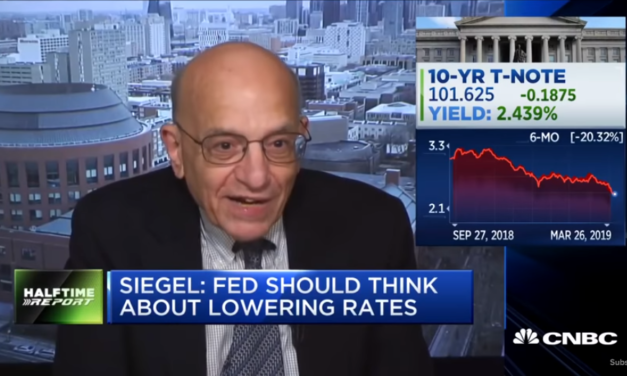 Siegel: Fed to Blame for 2018’s 20% Market Crash