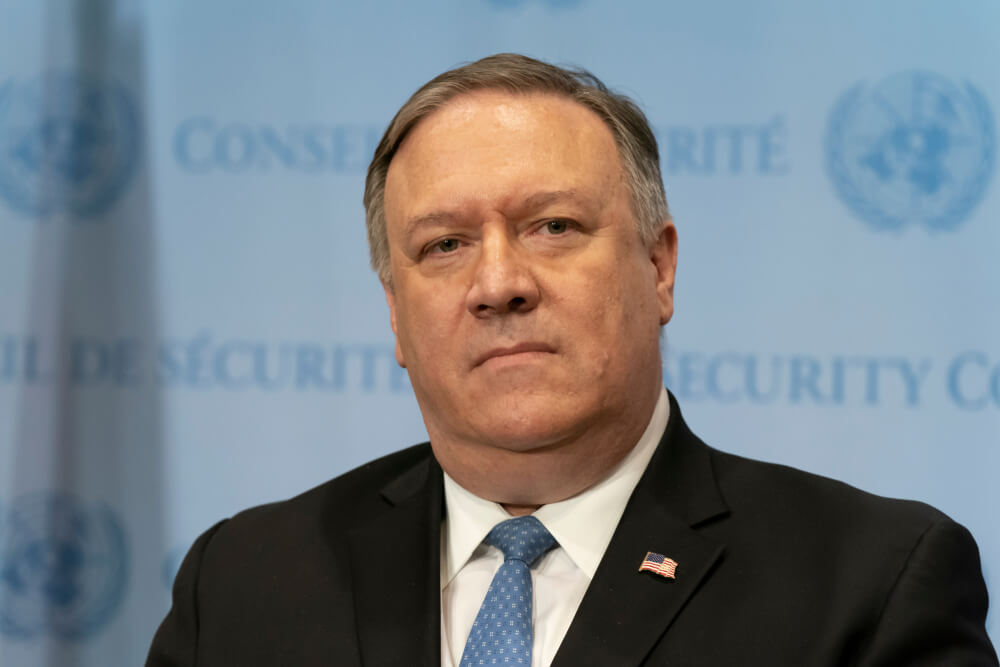 Pompeo Takes Aim at China’s Trade Tactics After Trump Tariff Hit