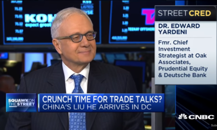 Ed Yardeni concerned with market melt-up