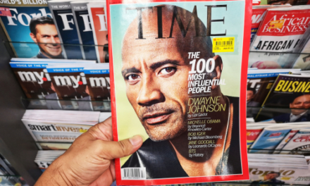 The Rock on Time magazine